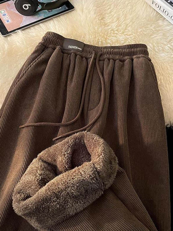 Corduroy Pant Warm - American Style Fleece Lined Thickened Lamb