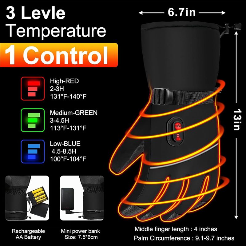 A07T-Electric Heated Gloves Ha - Hand Warmer Electric ulasan dan harga