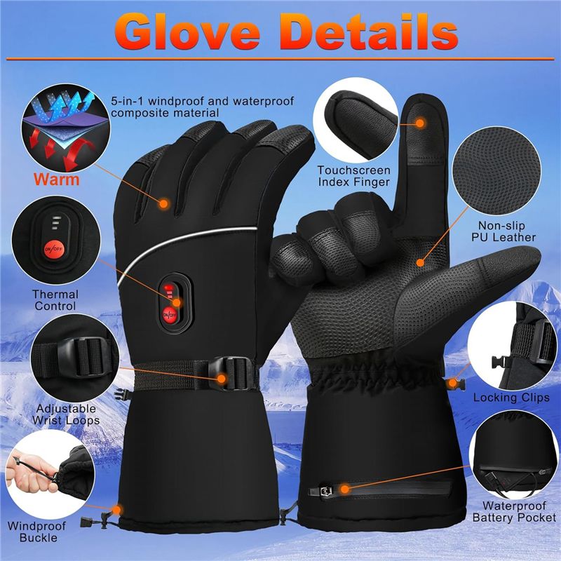 A07T-Electric Heated Gloves Ha - Hand Warmer Electric ulasan dan harga