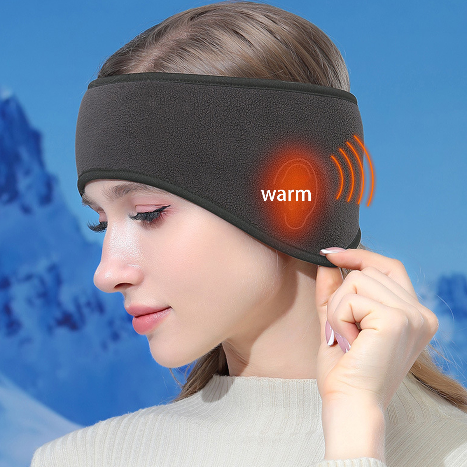 Winter Cycling Ear Warmer Head - Fleece Ear Warmer Band ulasan dan harga