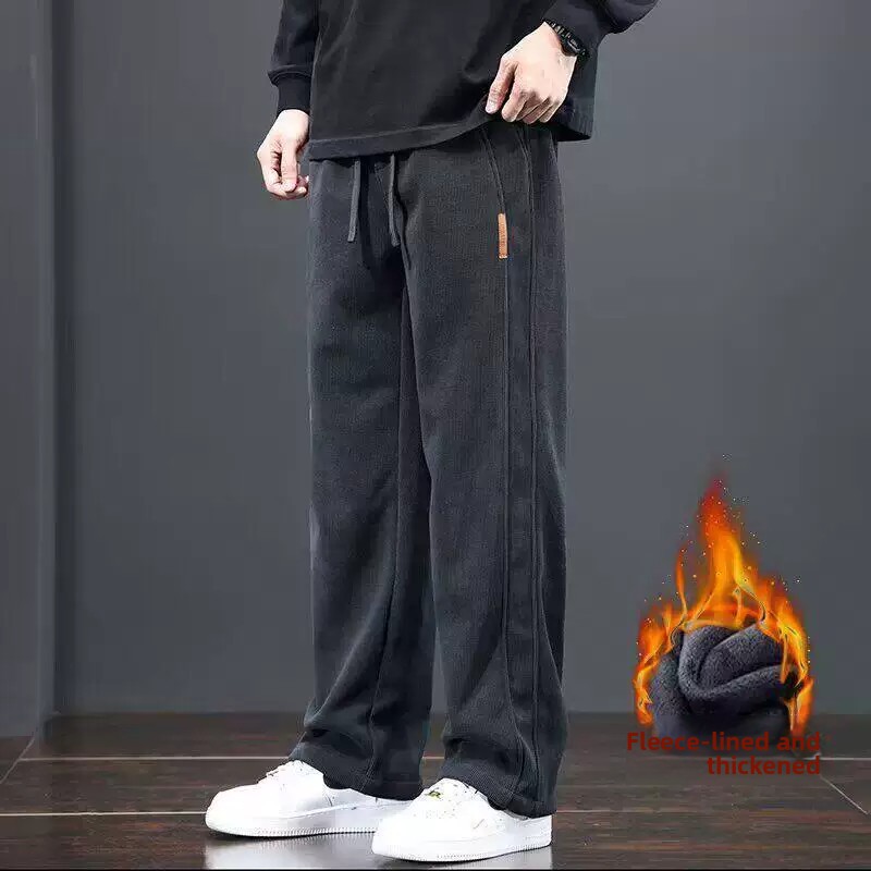 Men's Fleece Lined Corduroy Ca - Corduroy Pant Warm ulasan dan harga