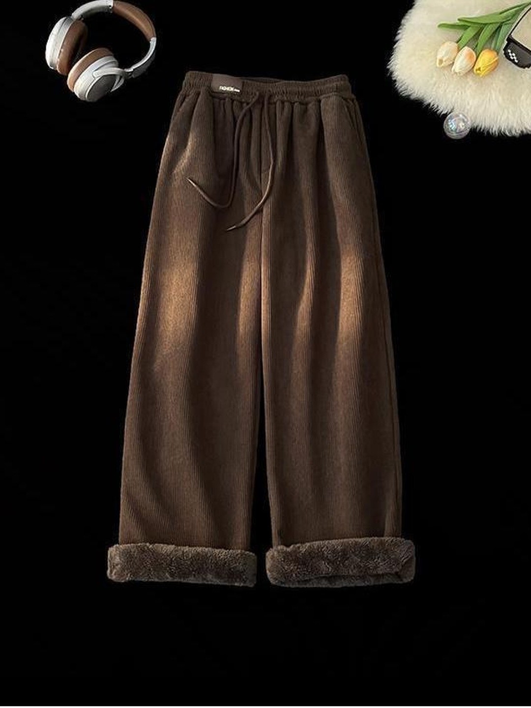 American Style Fleece Lined Th - Corduroy Pant Warm ulasan dan harga