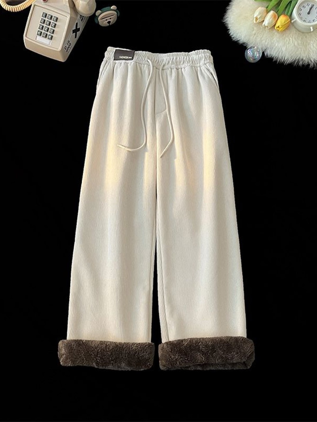 American Style Fleece Lined Th - Corduroy Pant Warm ulasan dan harga