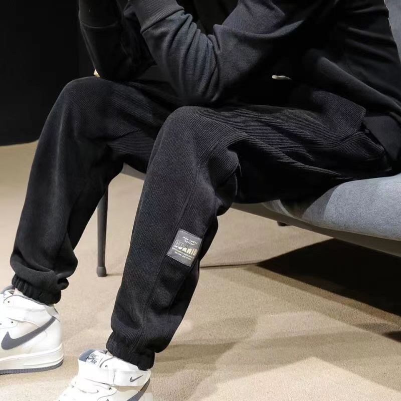 Thickened Fleece Men's Casual  - Corduroy Pant Warm ulasan dan harga